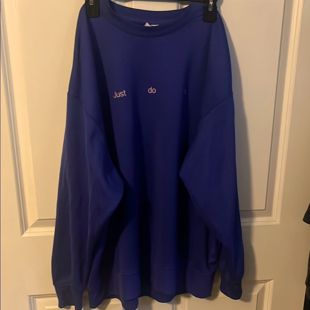 Royal Purple Nike Therma-Fit Crewneck Sweatshirt